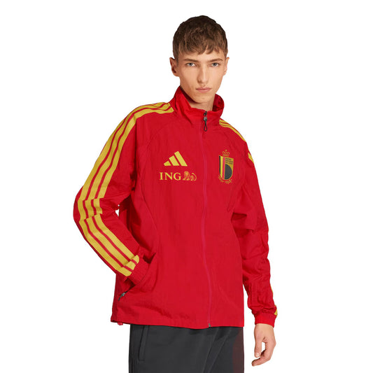 Belgium adidas Home Anthem Jacket - Red