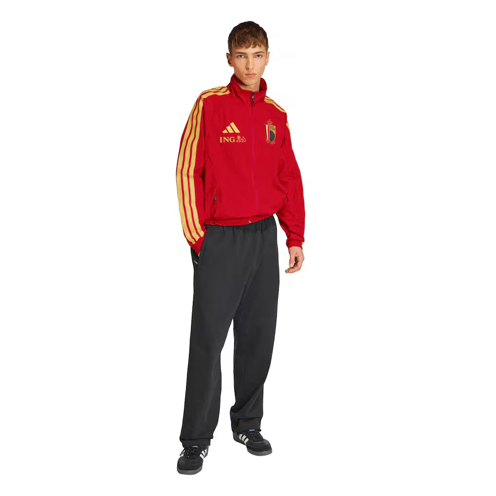 Belgium adidas Home Anthem Jacket - Red